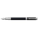 Waterman Perspective Fountain Pen (Black W/Chrome Trim Fine)