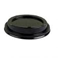 On Sale Eco-Products EP-HL16-B Non Compostable Black Dome Lid for 10, 12, 16, 20 and 24 oz Hot Cups (Case of 1,000)