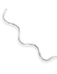 Sterling Silver Link Necklace QH1166-16"