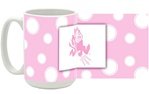 Arizona State Sun Devils (Pink Polka Dot) 15oz Ceramic Mug