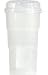 Turbo Shaker - Portable Shaker Cup - Clear - 24 oz.