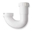 Industrial Grade 1PNX1 J Bend, Plastic, Pipe 1 1/2 In