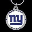 New York Giants Zinc Team Logo Keychain NFL
