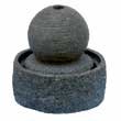 Woodstock Sphere Fountain Black