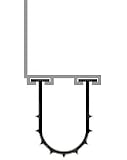 Garage Door Bottom Weather Seal Replacement Kit Fits up to 18' Garage Door or two 9' Doors