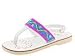 Fiorucci Kids Honolulu Thong (Toddler/Youth) | Girl's Shoes White W/ Beads