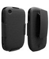 Blackberry Curve 8520 3G 9330 8530 OEM Rubberized Shell Holster Combo