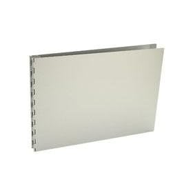 Pina Zangaro Machina 8.5x11 Screw Post Presentation Book with Aluminum Hinges, Landscape Format, Satin Aluminum Finish