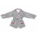 Kidorable; The English Rosesâ¢ Raincoat with Houndstooth