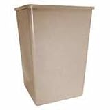 RUBBERMAID COMMERCIAL PROD. / Plaza 35-gallon rigid waste container liner, beige / RUB395800BG / Sold as 1 Each / Mfr Part # 395800BG \*/ Plaza 35-gallon rigid waste container liner, beige