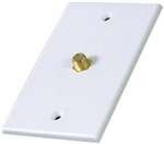 RCA VH61 Coaxial Single Wall Plate (White)