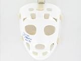 Eddie Giacomin White Mylec JR Goalie Mask w/ HOF 87 Insc.