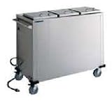 Convection Heated Plate Dispenser, Two Self-Leveling Platforms, Maximum Plate Size 10-1/4 Diameter