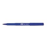 Eberhard Faber Felt Tip Pen, Fine Tip, Blue Ink SAN38013