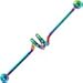 Body Candy Spiral Rainbow Industrial Project Bar 40mm