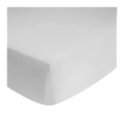 Picture of Cozy SheetWorld Fitted Pack N Play (Graco) Sheet - Silver Grey Jersey Knit - Made In USA PP2739-GY (Playard Bedding)