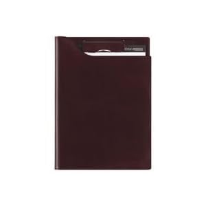 【クリックでお店のこの商品のページへ】レイメイ藤井 クリップファイル A5 革製 ワイン ZVF550Z