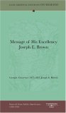 Message of His Excellency Joseph E. Brown