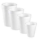 Dart Container Corp. DRC8J8 Insulated Styrofoam Cup- 8 oz- 1000-CT- White