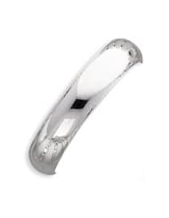 Sterling Silver 15mm Fancy Hinged Bangle Bracelet