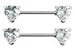 Heart Nipple Bar Body Jewelry Pair