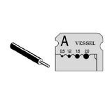 ベッセル(VESSEL) ワイヤーストリッパーブレード3000A用 WB001