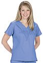 Dickies Scrubs 14902 Hip-Flip Y-Neckline Scrub Top (XS-2X) in Assorted Colors