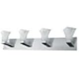 Contemporary Lamps, Twist Four Light Vanity Bath Bar by Eurofase--Excellent customer service--see our feedback.