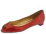 Pelle Moda Youth | Women's Dress Flat Shoes Red Gold Wash Eel