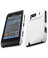 Nokia N8 White Cell Phone Back Cover Faceplate / Executive Protector Case
