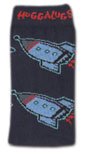 Baby Leg Warmers by Huggalugs Australian designed and made unique arm and leg huggers - Size birth to 6 years in Rocket Man