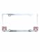 Bully WL031-C Dodge License Plate Frame - Chrome Image