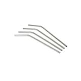 The Handy House Stainless Steel Drinking Straws- Set of 4