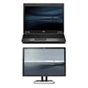 BUNDLE: HP 6730b Notebook Core 2 Duo (P8400) 2.26GHz 2048MB 160GB 15.4 inch WXGA TFT DVDRW SM DL (LS) WLAN BT Vista Business (GMA 4500MHD) with L2208w 22 inch TFT LCD Wide Flat Panel Monitor (GB987ET#ABU? L2208W)