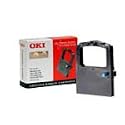 OKI Black Printer Ribbon for 100/300 SERIES - 9 PIN- 182/3 - 192/3 -  320/1- 3320/3321 - 280 Printers (09002303)