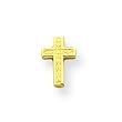 14k Mini CrossPost Earrings