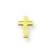 14k Mini CrossPost Earrings