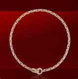 STUNNING *GENUINE* CARTIERÂ® 18K YELLOW GOLD AGRAFE DIAMOND NECKLACE