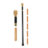 Skull Brandy Smuggler Walking Cane Flask