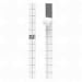 C-Line Self-Adhesive Reinforcing Strips, 10.75 x 1 Inches, Clear, 200 per Box (64112)