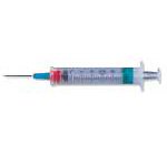 BD 5 mL Safety-Lok Disposable Syringes with BD Luer-Lok Tip, Sterile, 50/Bx, BD 305558
