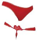 On Gossamer Charming Hip-G with Heart Applique