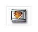 Jewelry : Heart-Shaped Amber Classic Stone, Italian Charm by Nomination Charms