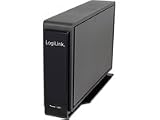 LogiLink 8,9 cm (3,5 Zoll) SATA-USB 2.0 Festplattengeh?use Gigabit NAS 1-Bay Server