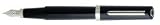 Omas 360 Fountain Pen Black Resin Platinum Trim - NEW REDESIGNED 2007