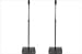 ATLONA UNIVERSAL FLOOR SPEAKER STANDS PAIR BLACK Image