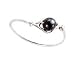 STERLING SILVER WIRE RING WITH HEMATITE BEAD SIZE 5