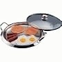 Chef's Secret by Maxam 5-ply Stainless Steel Round Griddle