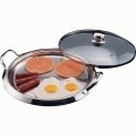 Chef's Secret by Maxam 5-ply Stainless Steel Round Griddle