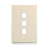 IC107F03AL - 3Port Face Almond